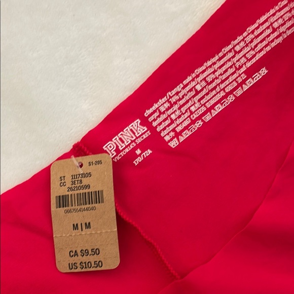 NWT PINK Victoria's Secret | Women’s Red Lace Seamless Panties Size Medium - Picture 4 of 5